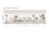 Voyage of India Champagne 8 ft panel layout