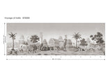 Voyage of India Stone Grey 10 ft panel layout