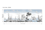 Port of Italy Coastal Silver W3ft x H8ft