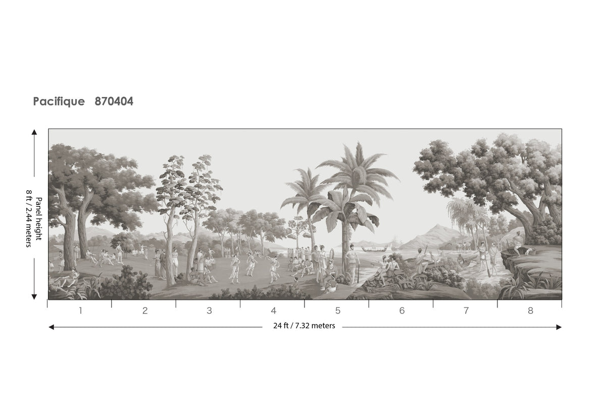 Pacifique Silver Ash 8ft artwork